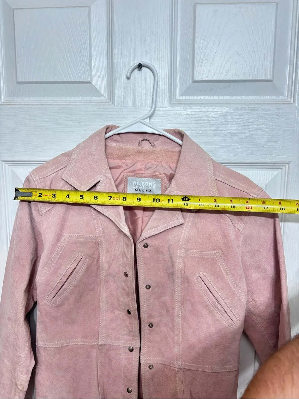 Wilsons Leather jacket. small Pink Suede Jacket - Women's